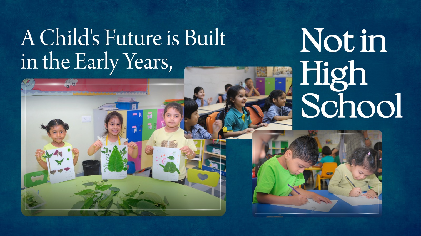 A Child’s Future Is Built in the Early Years, Not in High School