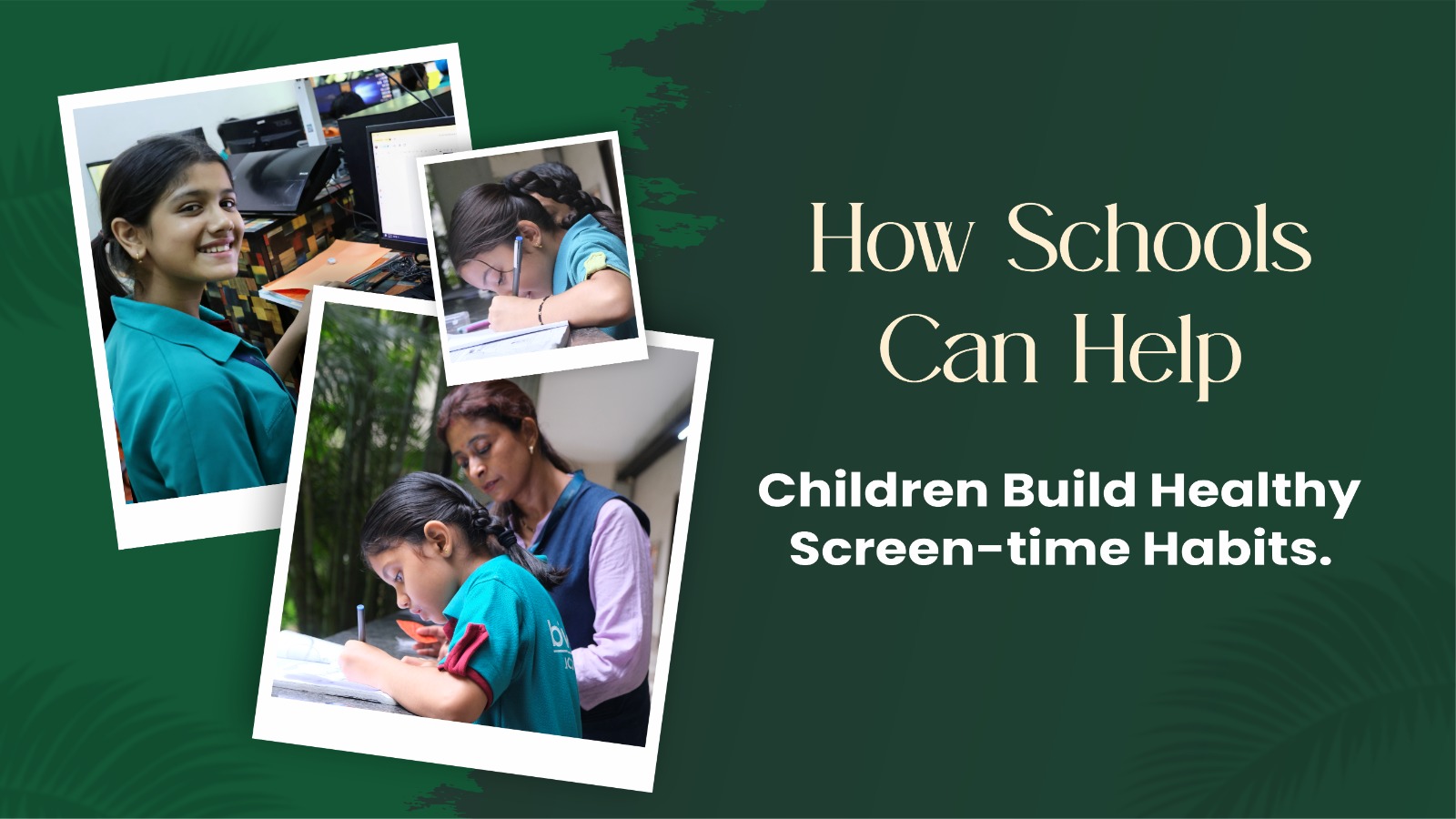 How Schools Can Help Children Build Healthy Screen-Time Habits