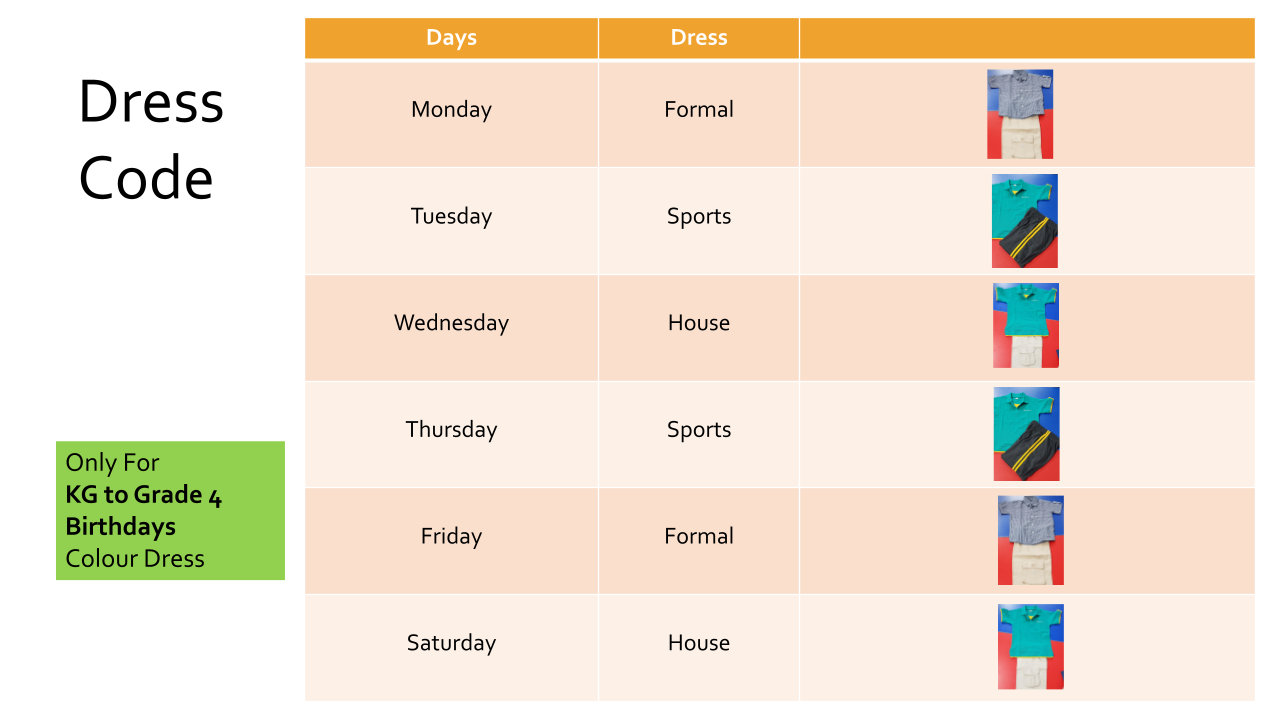 Uniform Dress Code