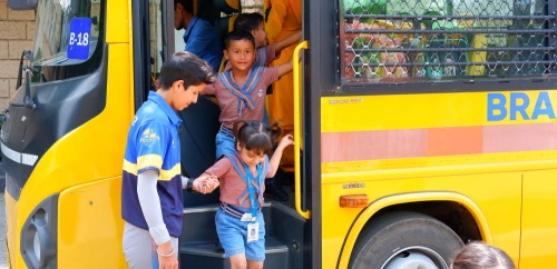 Transport Facility at Brahmavid School
